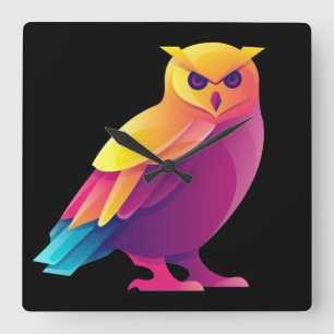 Klok voor vierkante wanden