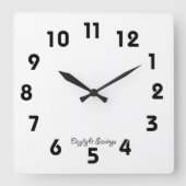 Klok voor wandkoeling bij daglicht (Voorkant)