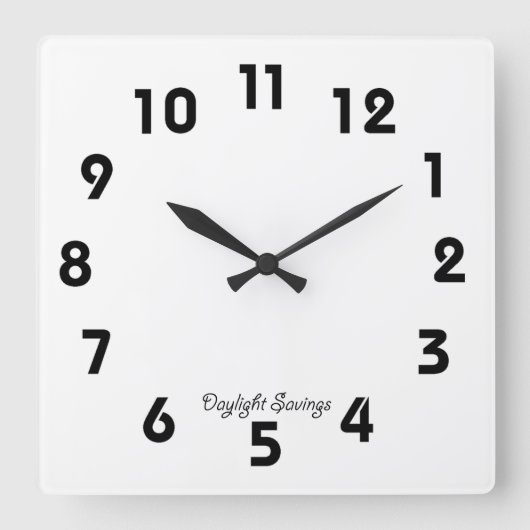 Klok voor wandkoeling bij daglicht (Voorkant)