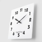 Klok voor wandkoeling bij daglicht (Hoek)