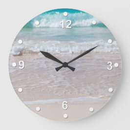 Klok voor wandwand van Shore Line