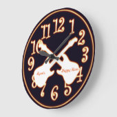 Klok voor warme gitaar Custum Name (Hoek)