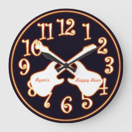 Klok voor warme gitaar Custum Name