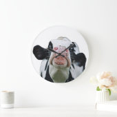 klok voor zwart-witte koe (Huis)