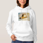  Klok Vrouwen Hoodie (Voorkant)