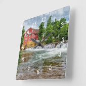 Klok War Eagle Mill en Waterval Wandklok (Hoek)
