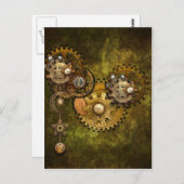 Klok werk briefkaart (Voorkant / Achterkant)