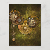 Klok werk briefkaart (Voorkant)