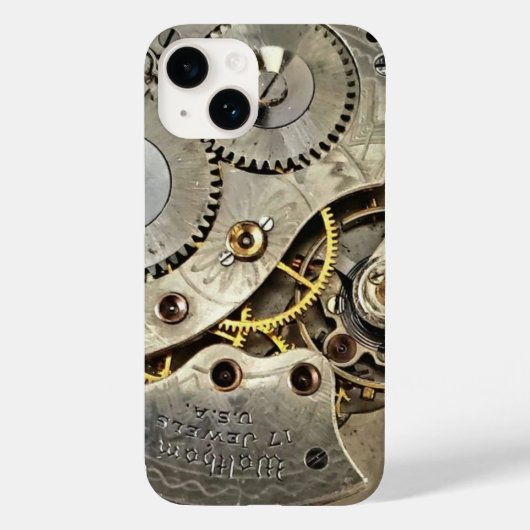 Klok werkt Case-Mate iPhone case (Achterkant)