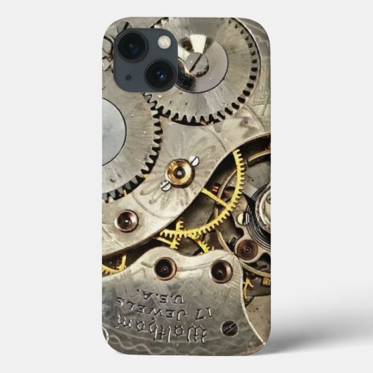 Klok werkt Case-Mate iPhone case (Achterkant)