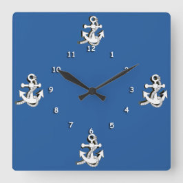 Klok - witte ankers