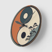 Klok Yin Yang ontwerp (Hoek)