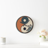 Klok Yin Yang ontwerp (Huis)