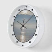 Klok - Zon reflecties op de oceaan (Hoek)