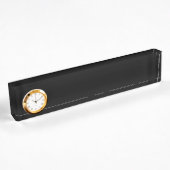 Klokdesk-naamplaat Naambordje
