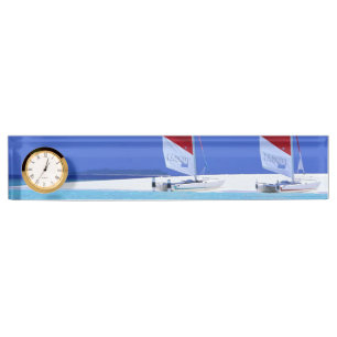 Klokdesk-naamplaat Naambordje