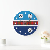 Klokduur van de RACING-muur Grote Klok (Huis)