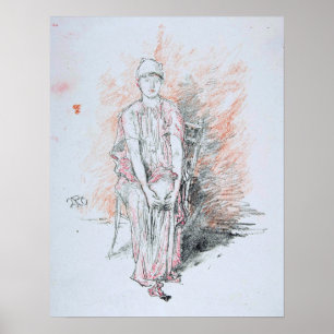 Klokflits - de studie van het cijfer in kleuren poster