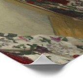 Klokflits - harmonie in groen en Roos, muziekruimt Poster (Hoek)