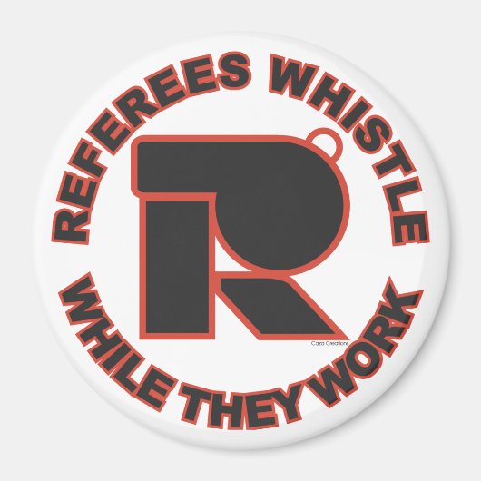 Klokfluitje terwijl je werkt magneet (Voorkant)