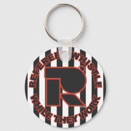 Klokfluitje terwijl je werkt sleutelhanger