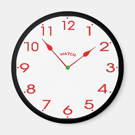 klokgezicht_01 magneet (Voorkant)