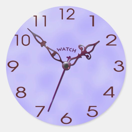 klokgezicht_03 ronde sticker (Voorkant)