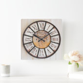  KLOKGEZICHT | Romeinse cijfers Vierkante Klok (Huis)