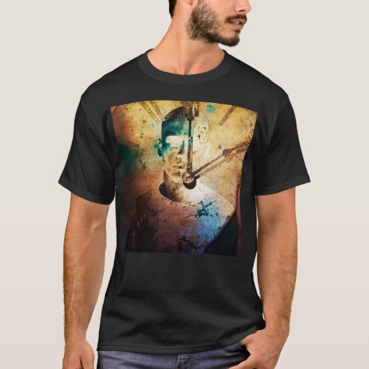 klokgezicht t-shirt (Voorkant)
