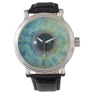 Klokgezicht van het ooglid horloge