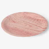 Klokhuis in peach papieren bordje (Gekanteld)