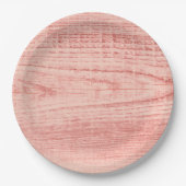 Klokhuis in peach papieren bordje (Voorkant)