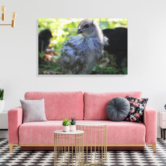 Klokje Canvas Afdruk (Insitu (Woonkamer))