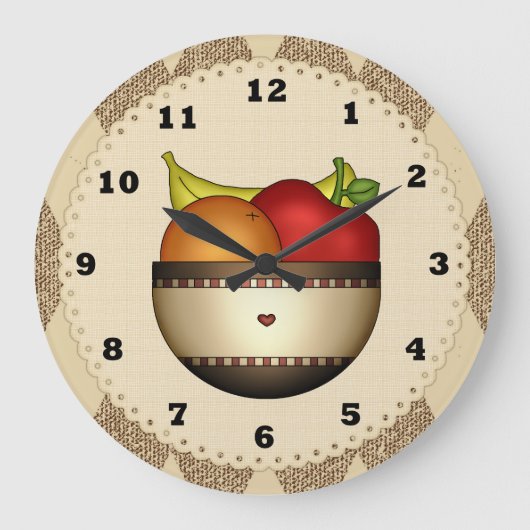 Klokje fruit 2 grote klok (Voorkant)