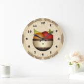 Klokje fruit 2 grote klok (Huis)