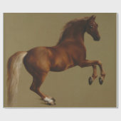 Klokje het paard (door George Stubbs) Cadeaupapier (Vlak)