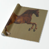 Klokje het paard (door George Stubbs) Cadeaupapier (Uitgerold)