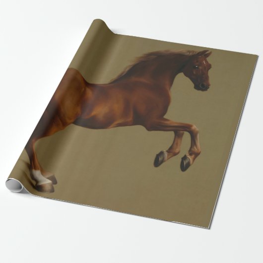 Klokje het paard (door George Stubbs) Cadeaupapier (Uitgerold)