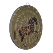 Klokje het paard (door George Stubbs) Dartbord (Voorkant Links)