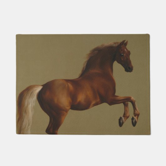 Klokje het paard (door George Stubbs) Deurmat (Voorkant)