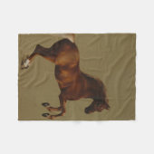 Klokje het paard (door George Stubbs) Fleece Deken (Voorkant (Horizontaal))
