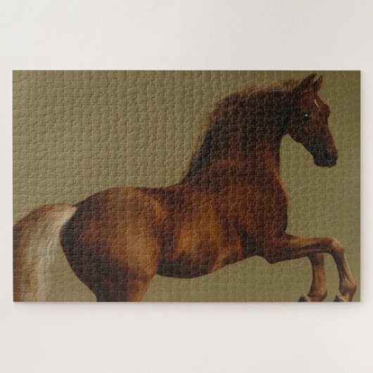 Klokje het paard (door George Stubbs) Legpuzzel (Horizontaal)