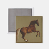 Klokje het paard (door George Stubbs) Magneet (Voorkant / Achterkant)