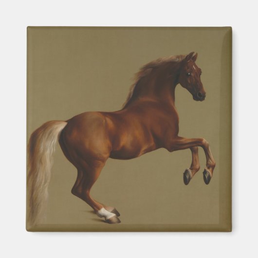 Klokje het paard (door George Stubbs) Magneet (Voorkant)
