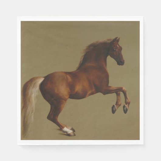 Klokje het paard (door George Stubbs) Servet (Voorkant)