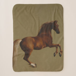 Klokje het paard (door George Stubbs) Sherpa Deken
