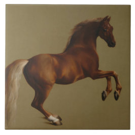 Klokje het paard (door George Stubbs) Tegeltje