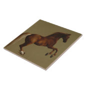 Klokje het paard (door George Stubbs) Tegeltje (Zijkant)