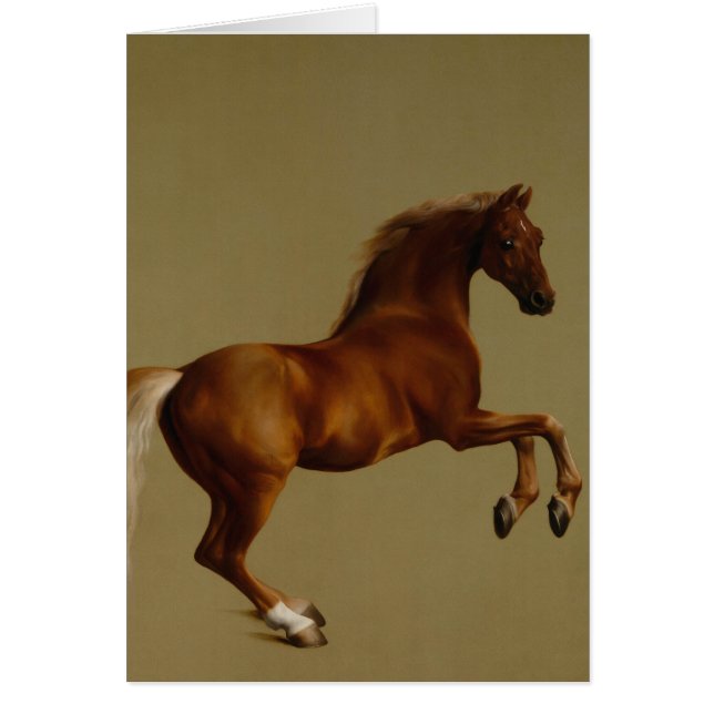 Klokje Race Horse van George Stubbs (Voorkant)
