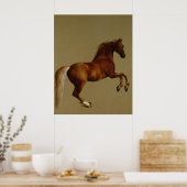Klokje Race Horse van George Stubbs Poster (Keuken)